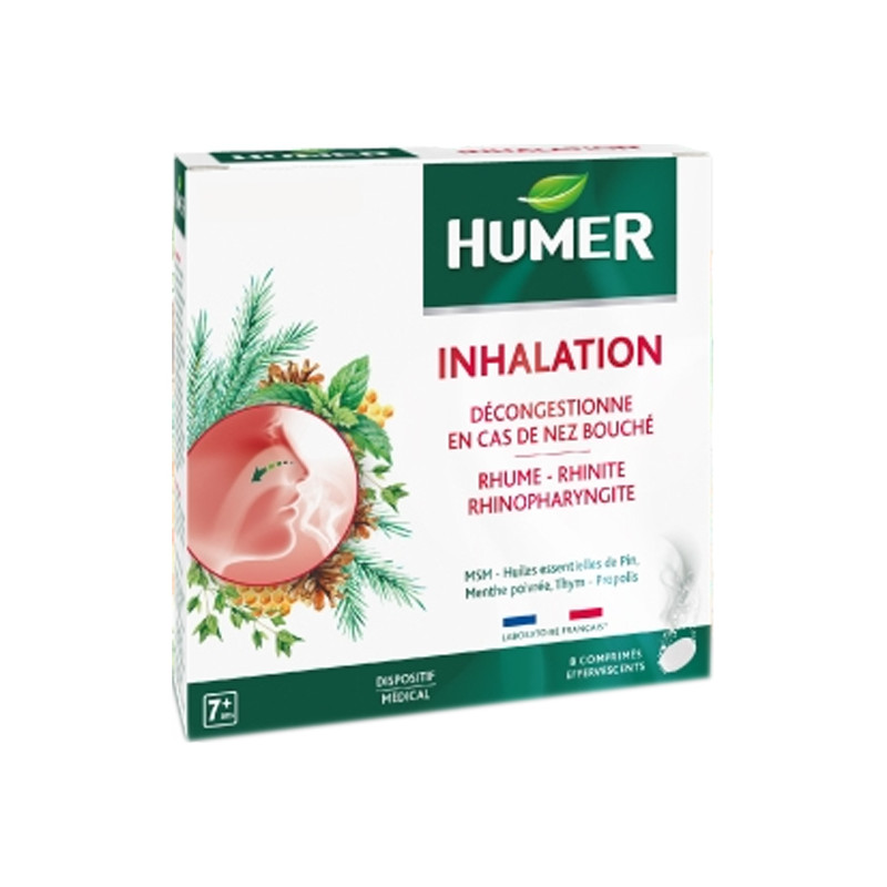 Humer Inhalation 8 comprimés effervescents