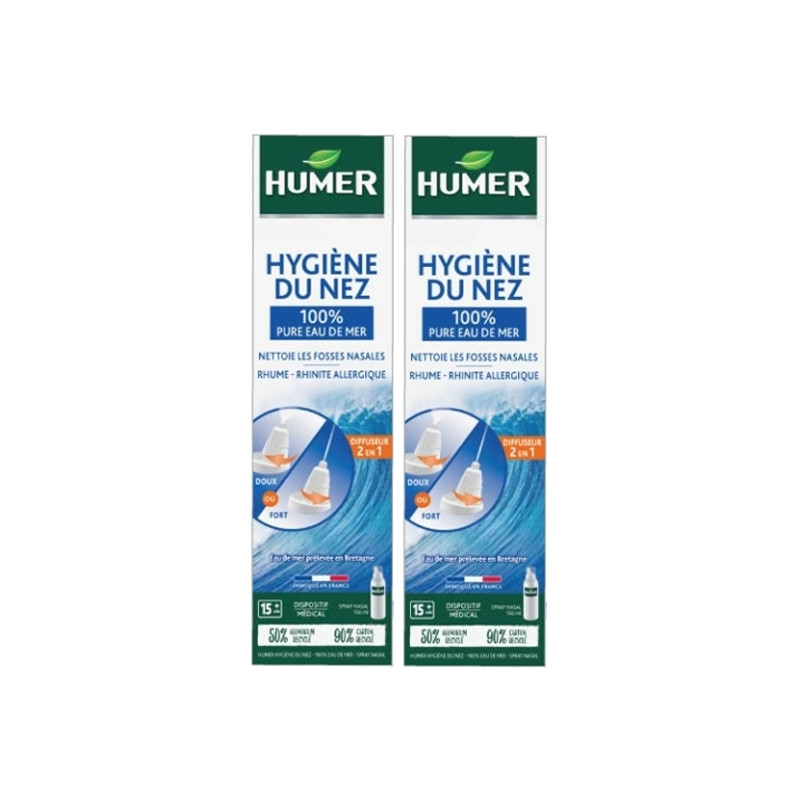 Humer Hygiène du nez 2 x 150ml