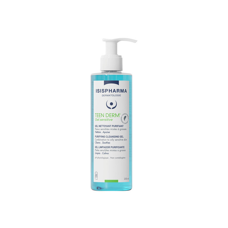 Isispharma Teen Derm Gel nettoyant purifiant 400ml