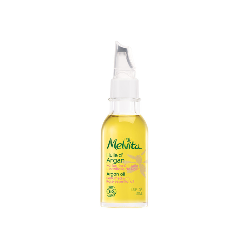 Melvita Huile d'argan parfumée à la rose bio 50ml