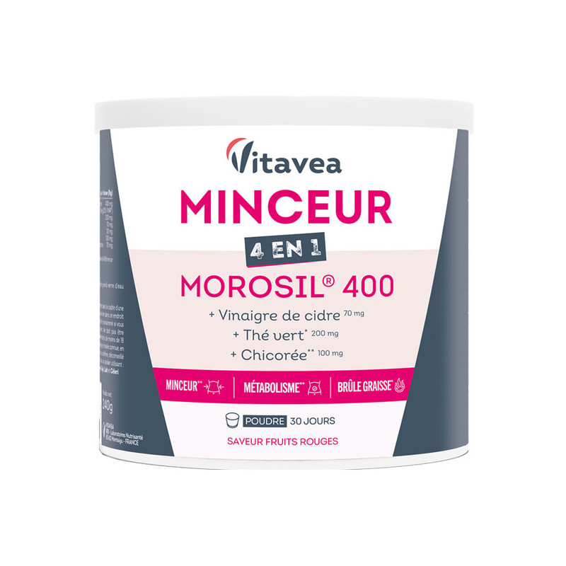 Vitavea Morocil 400 Minceur 4en1 saveur fruits rouges 240gr