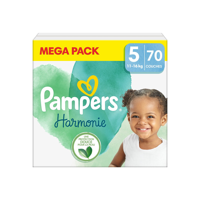 Pampers Harmonie T5 (11-16 kg) 70 couches