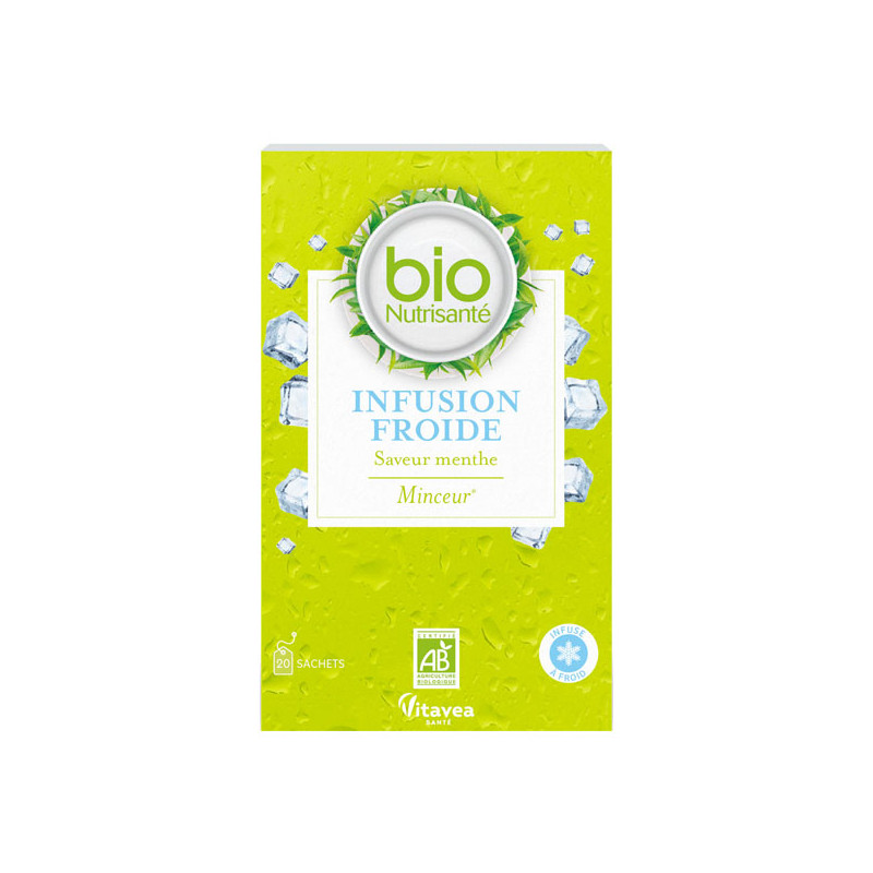 BioNutrisanté Infusion Froide Minceur saveur menthe 20 sachets