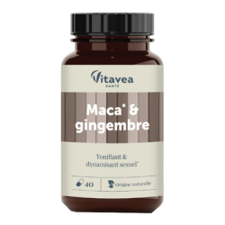 Vitavea Santé Maca & Gingembre Tonifiant & dynamisant sexuel 40 gélules