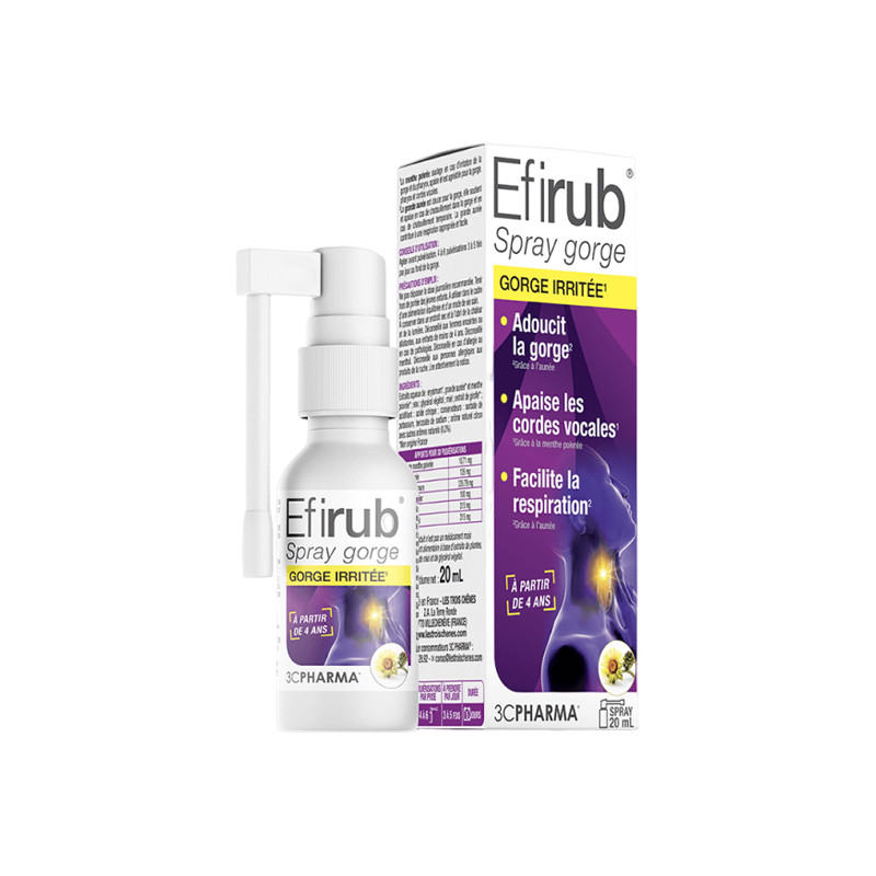 3C Pharma Efirub Spray gorge 20ml