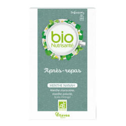 BioNutrisanté Après-repas Infusion menthe nanah Bio 20 sachets