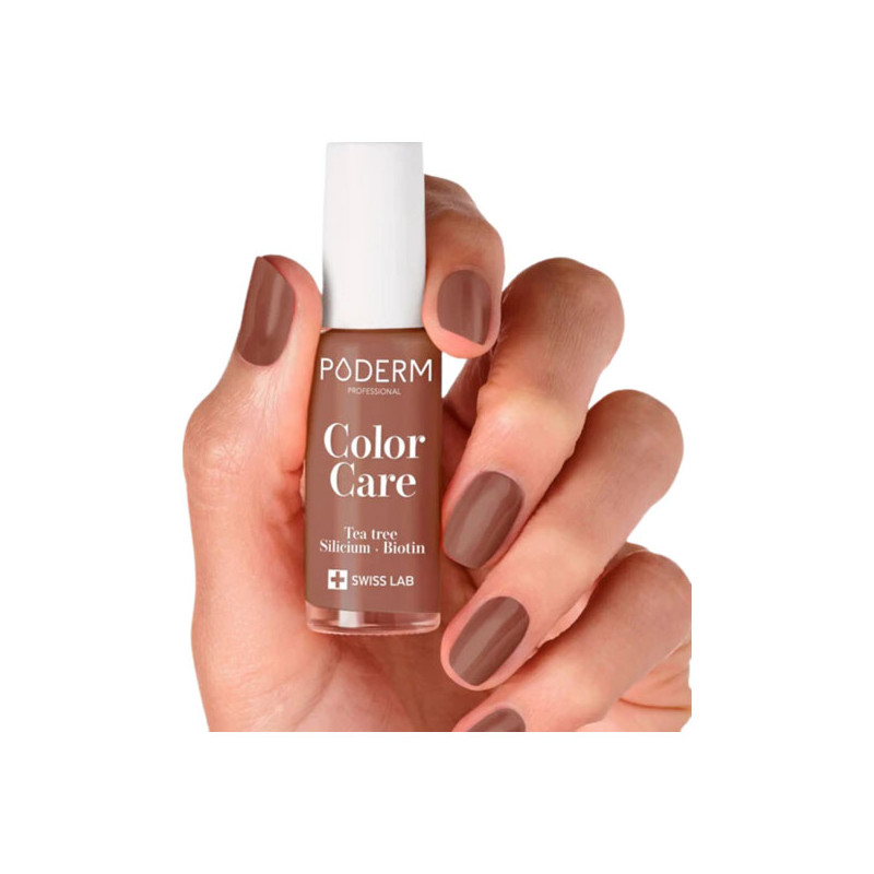 Poderm Color Care Tea Tree Vernis à ongles taupe 8ml