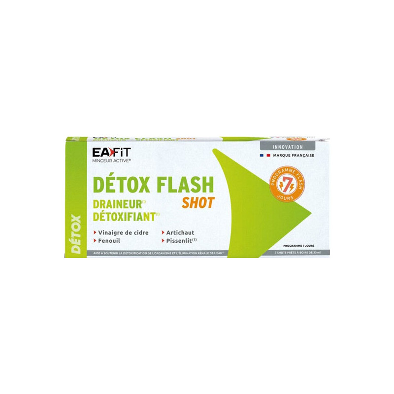 Eafit Détox Flash 7 Shots de 30ml