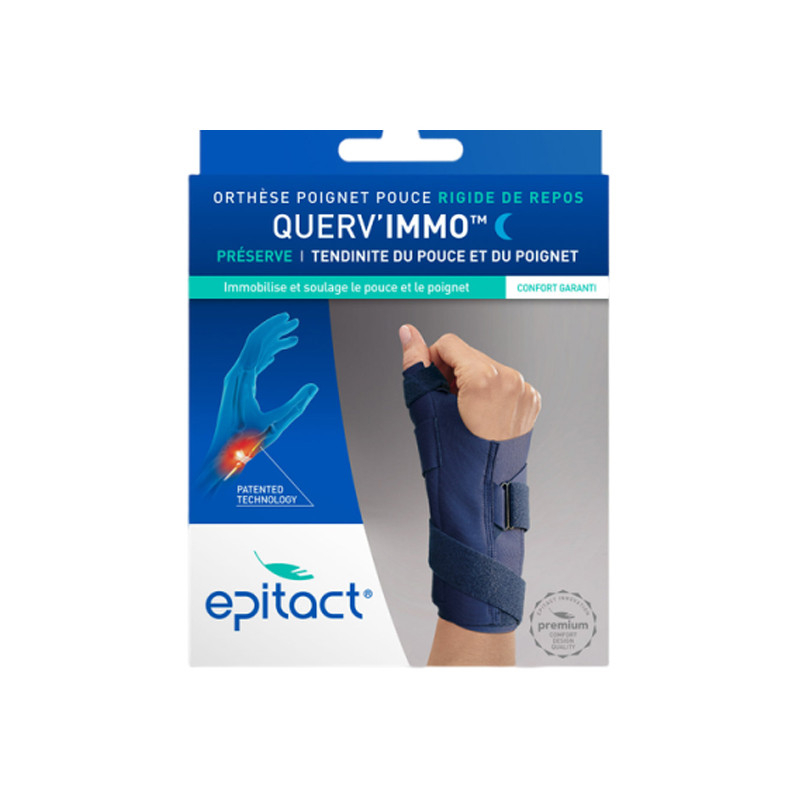 Epitact Querv’Immo Orthèse poignet-pouce droit rigide de repos taille M