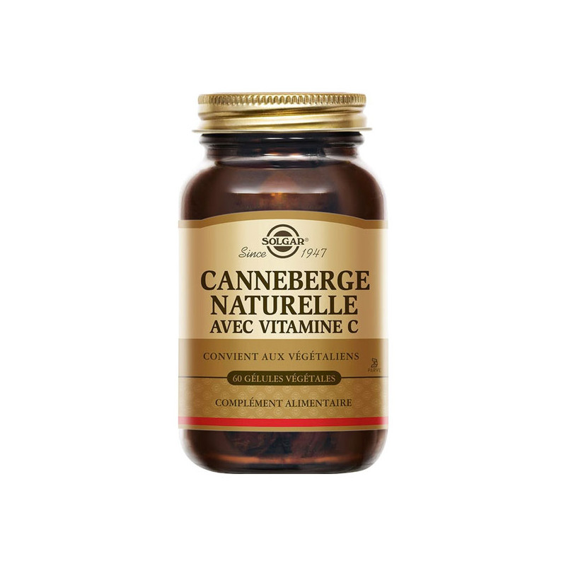 Solgar Canneberge 400mg 60 gélules végétales