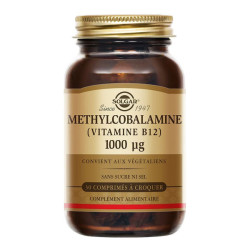 Solgar Méthylcobalamine Vitamine B12 1000µg 30 comprimés