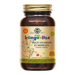 Solgar Kangavites Enfants arôme fruits rouges 60 comprimés à croquer