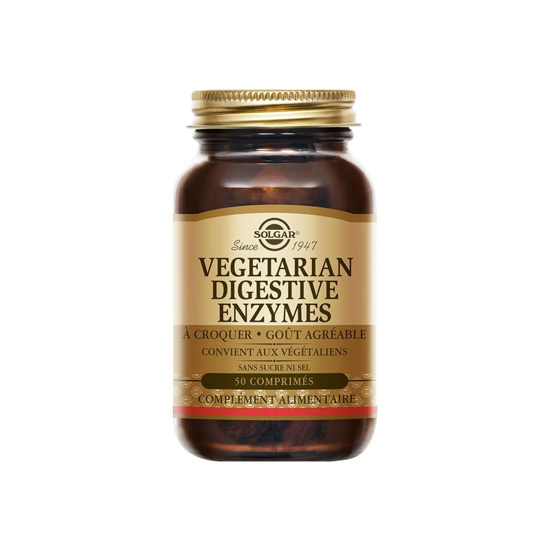 Sorgal Vegetarian Digestive Enzymes 50 comprimés