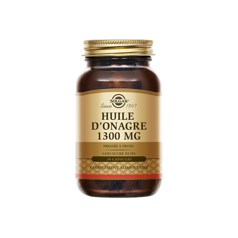 Solgar Huile d'Onagre 1300mg 30 capsules