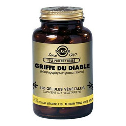 Solgar Griffe du Diable 100 gélules végétales