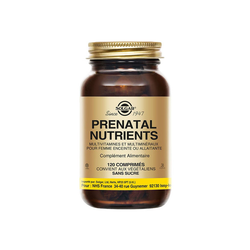 Solgar Prenatal Nutrients 120 comprimés