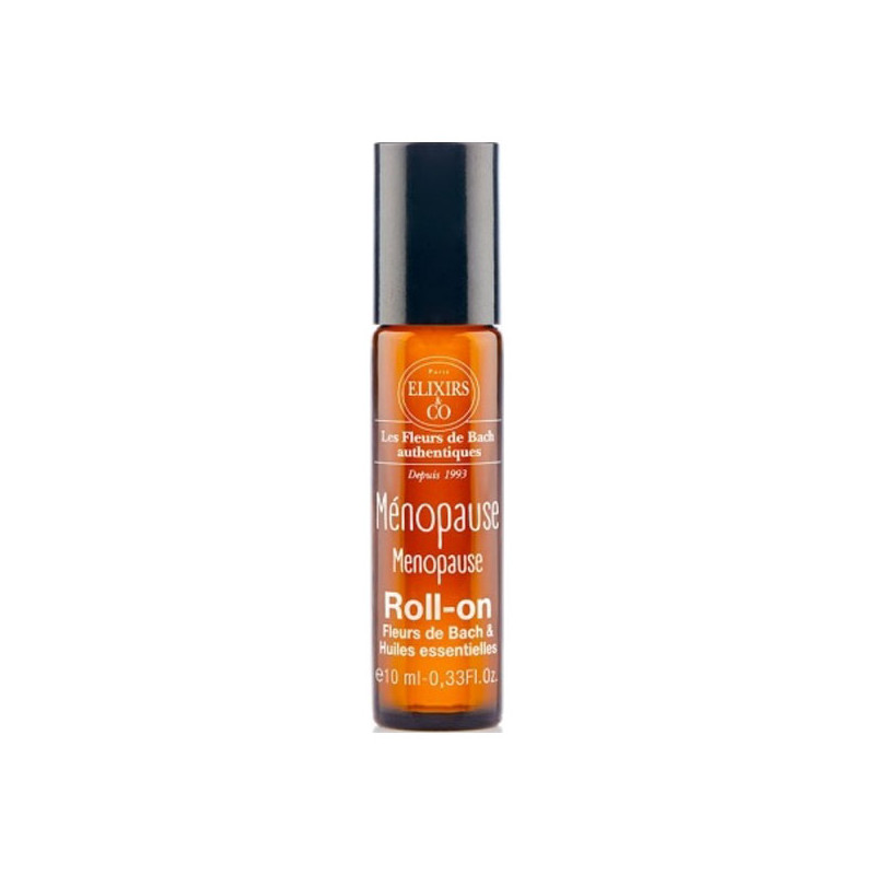 Elixirs&Co Ménopause Roll-on aux Fleurs de Bach et Huiles Essentielles 10ml