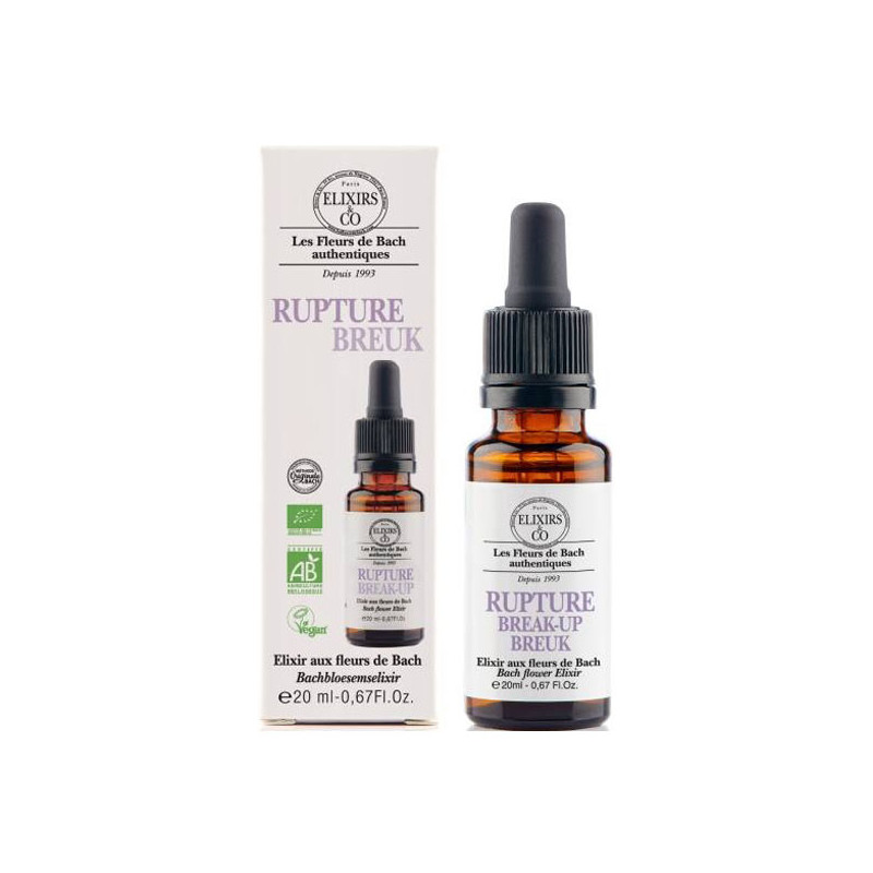 Elixirs&Co Rupture Composés aux Fleurs de Bach 20ml