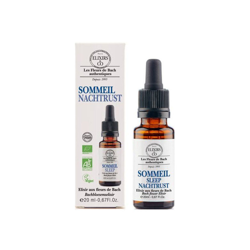 Elixirs & Co Sommeil Composés aux Fleurs de Bach 20ml