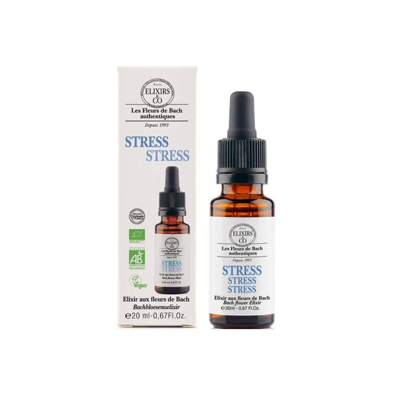Elixirs&Co Stress Composés aux Fleurs de Bach 20ml