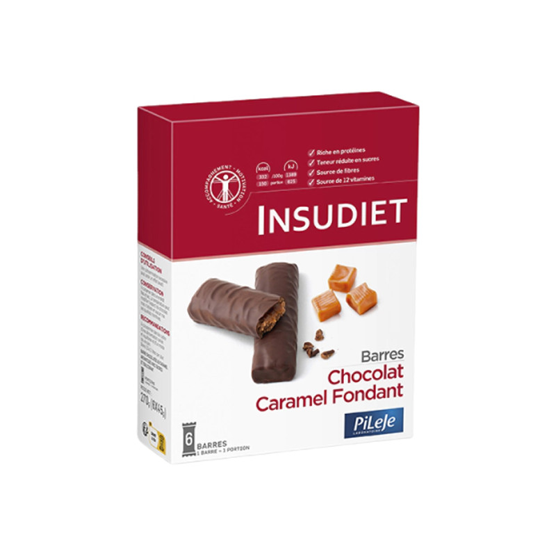 Pileje Insudiet Barre chocolat caramel fondant 270gr