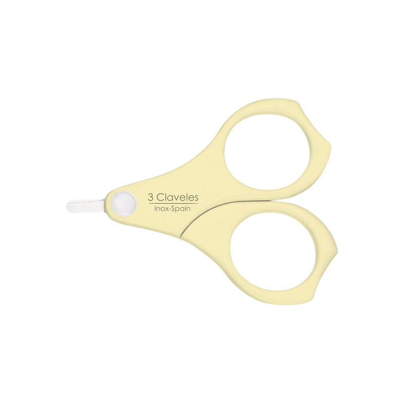 3 Claveles Ciseaux à Ongles acier inoxydable bébé 9cm