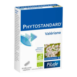 Pileje Phytostandard Valériane 20 gélules