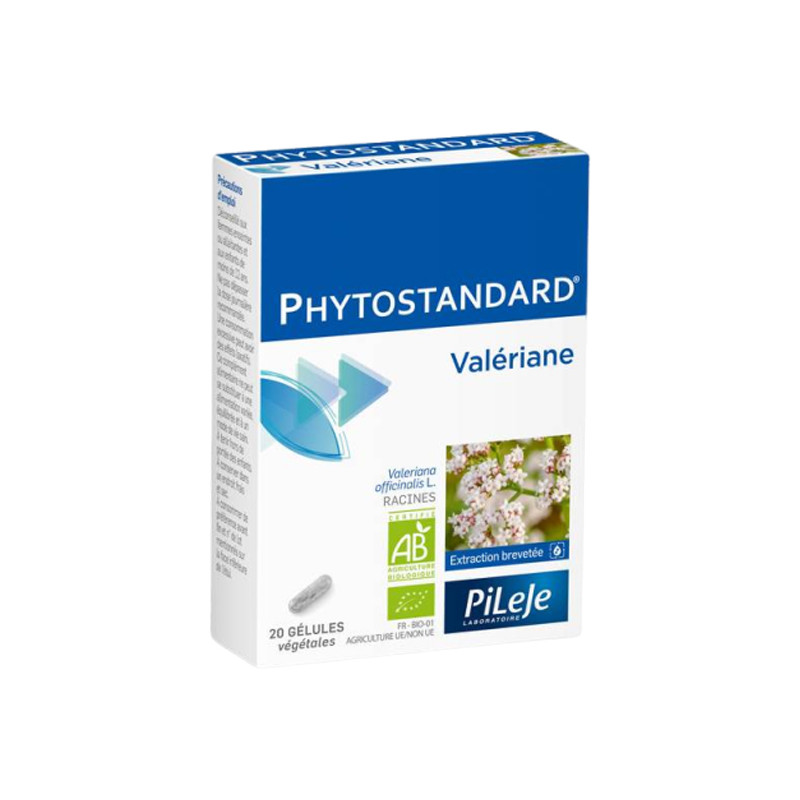 Pileje Phytostandard Valériane 20 gélules