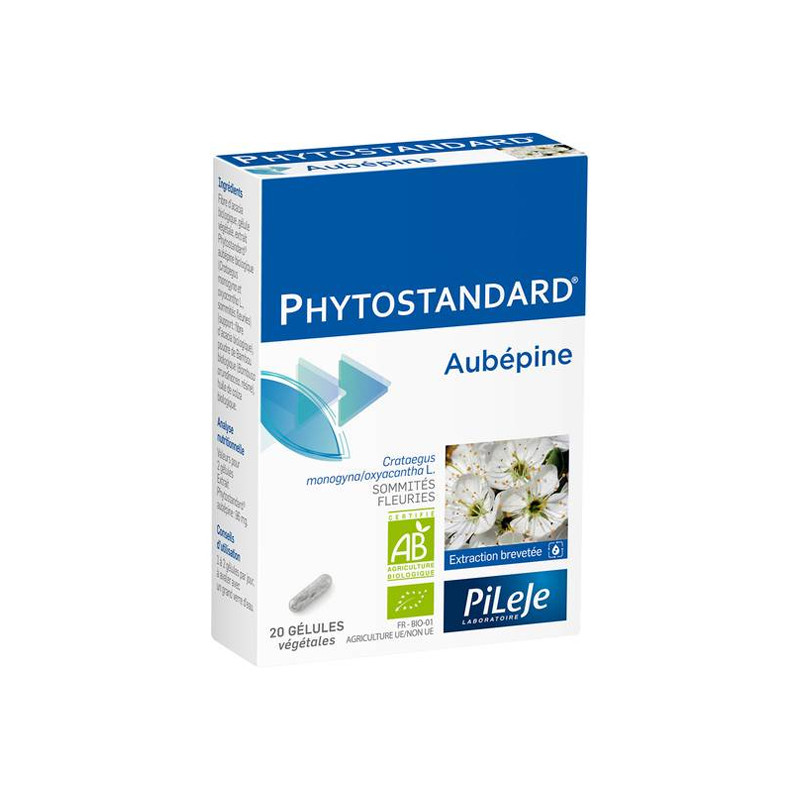 Pileje Phytostandard Aubépine 20 gélules