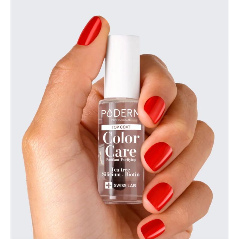 Poderm Vernis à ongles top coat color care 8ml
