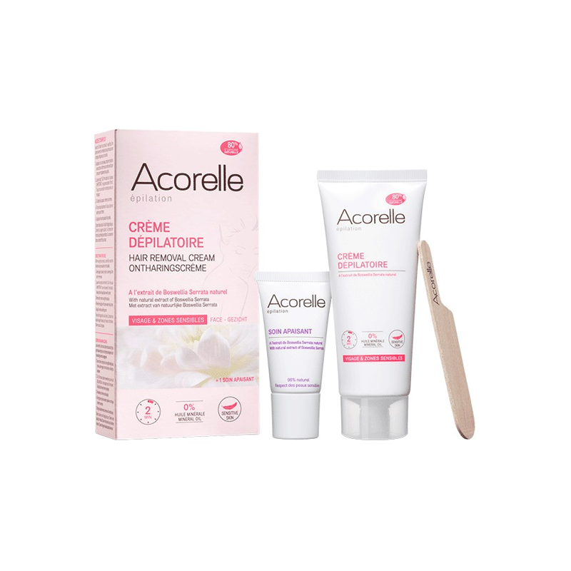 Acorelle Crème dépilatoire visage et zones sensibles 75ml