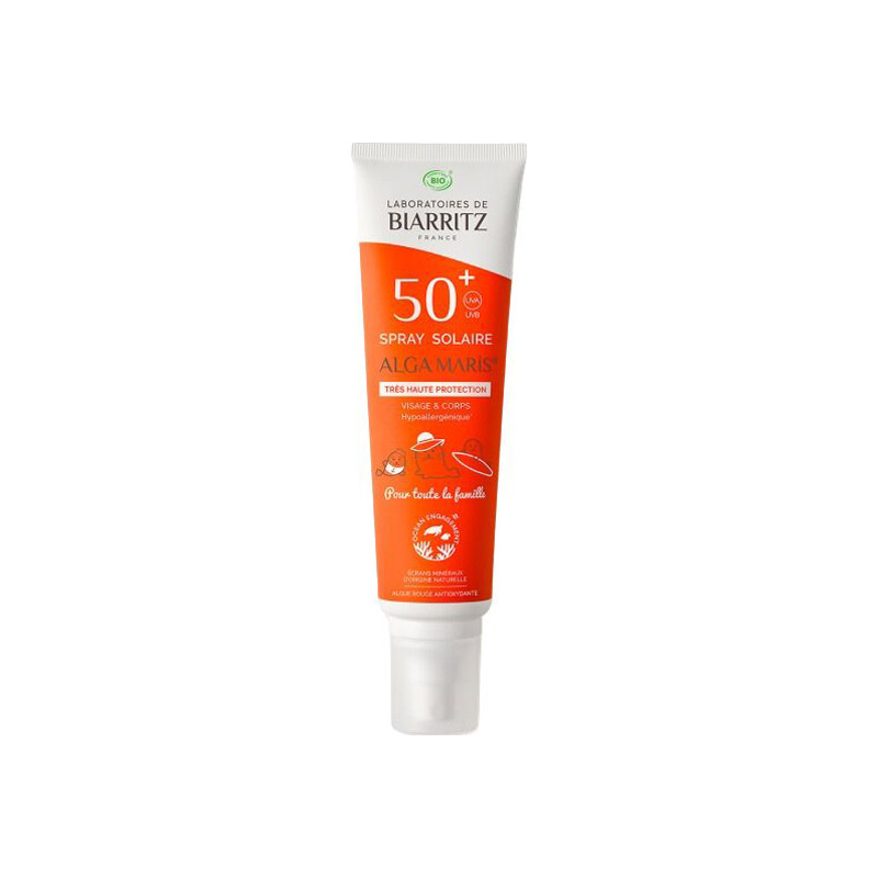 Laboratoires de Biarritz Alga Maris Spray solaire SPF50+ bio 150ml