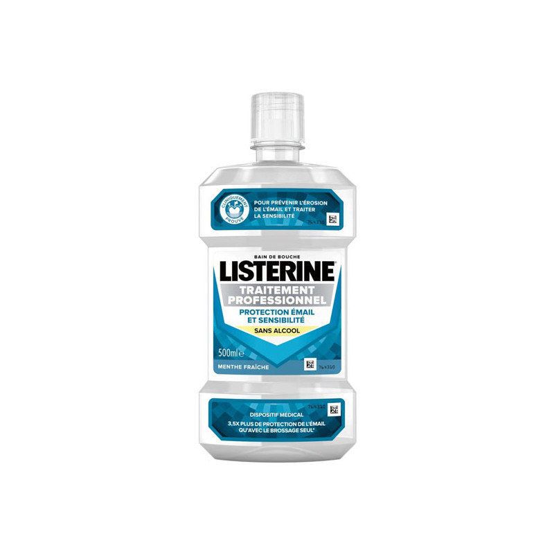 Listerine Professionnel traitement sensibilité Bain de bouche menthe fraîche 500ml