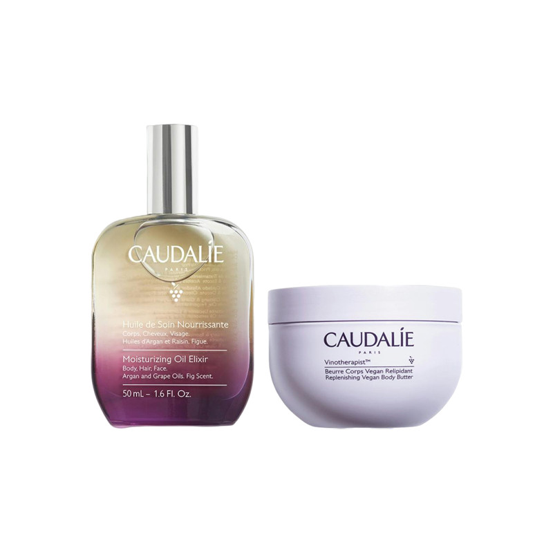 Caudalie Coffret Huile de soin figue lissage et glow