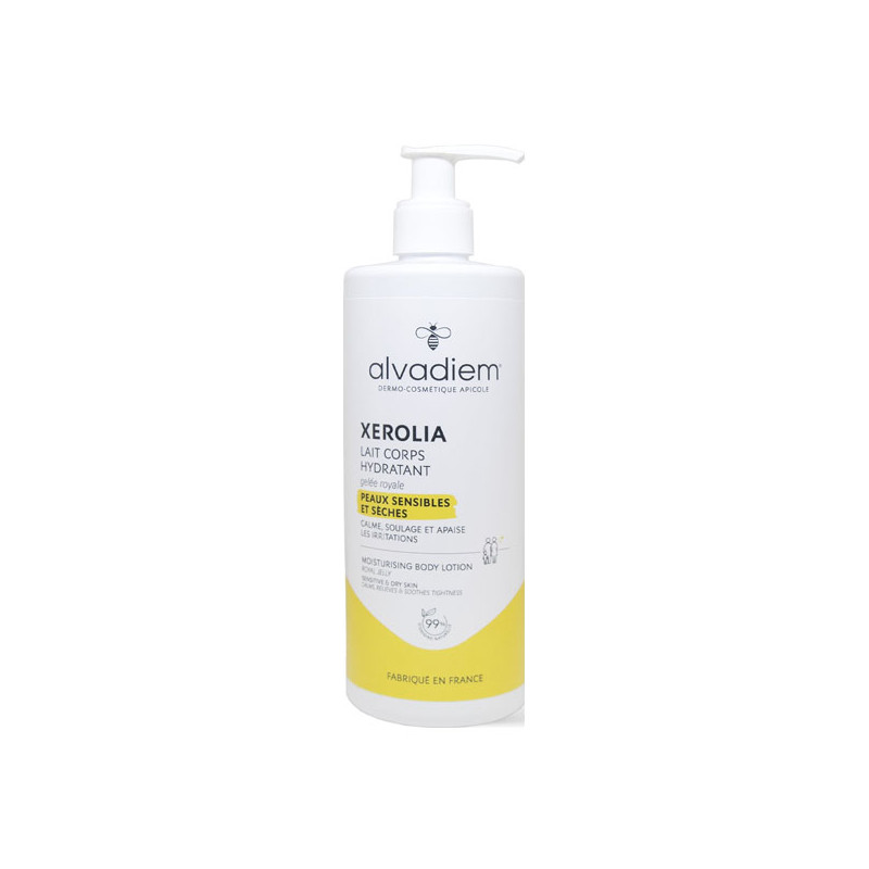 Alvadiem Xerolia Lait corps hydratant à la gelée royale 400ml