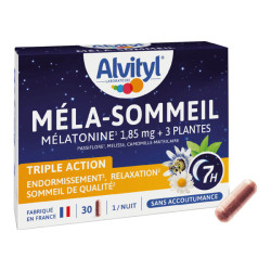 Alvityl Méla-Sommeil triple action 30 gélules