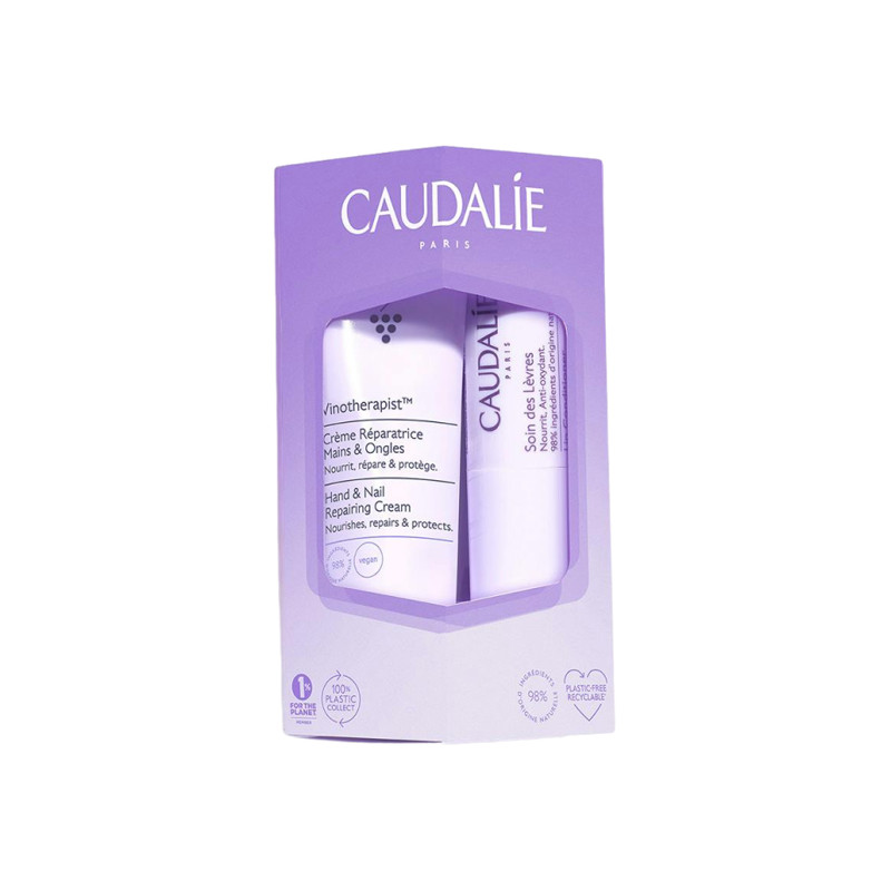 Caudalie Duo Gourmand Crème mains & ongles + Soin des lèvres