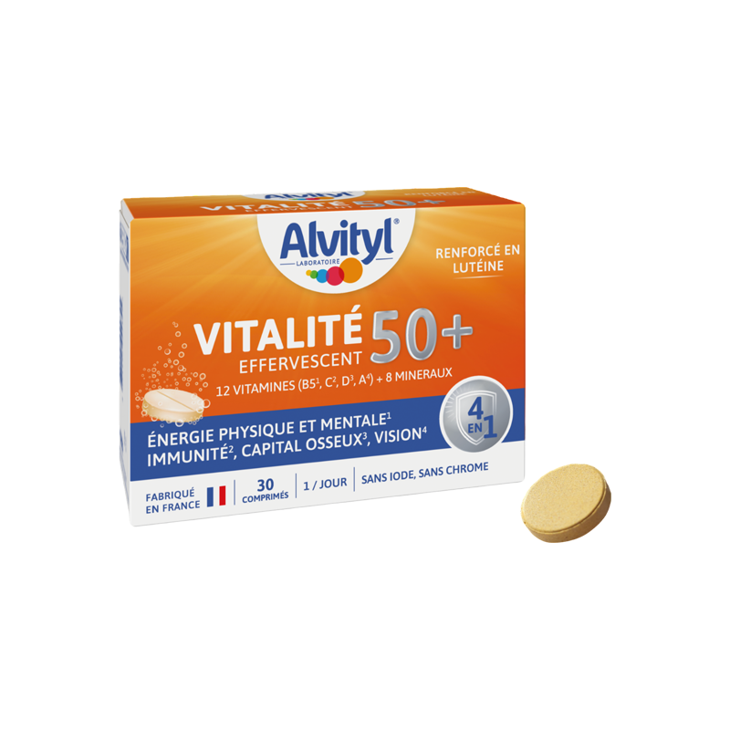 Alvityl Vitalité 50+ 30 comprimés effervescents