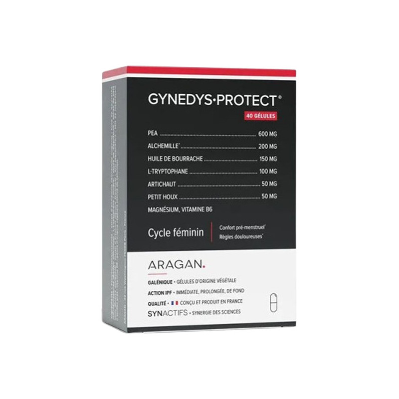 Aragan Gynedys protect synactifs cycle féminin 40 gélules