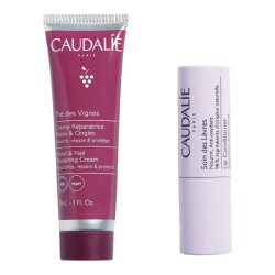 Caudalie Thé des Vignes Duo Crème mains et ongles 30ml + Soin des lèvres 4,5gr