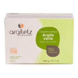 Argiletz Coussins d'argile verte prêts-à-l’emploi 900gr