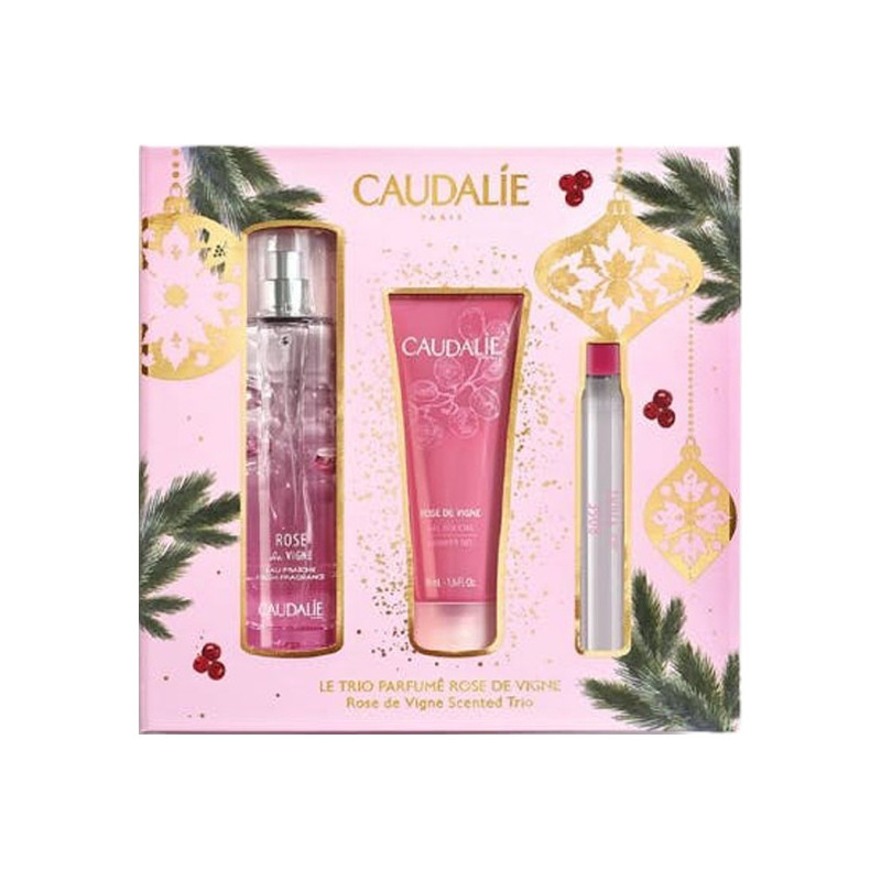 Caudalie Coffret Rose de Vigne Trio parfumé