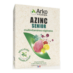 Azinc Sénior Multivitamines végétales 60 gélules