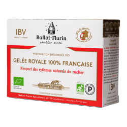Ballot-Flurin Préparation Dynamisée Bio Gelée Royale 10 ampoules