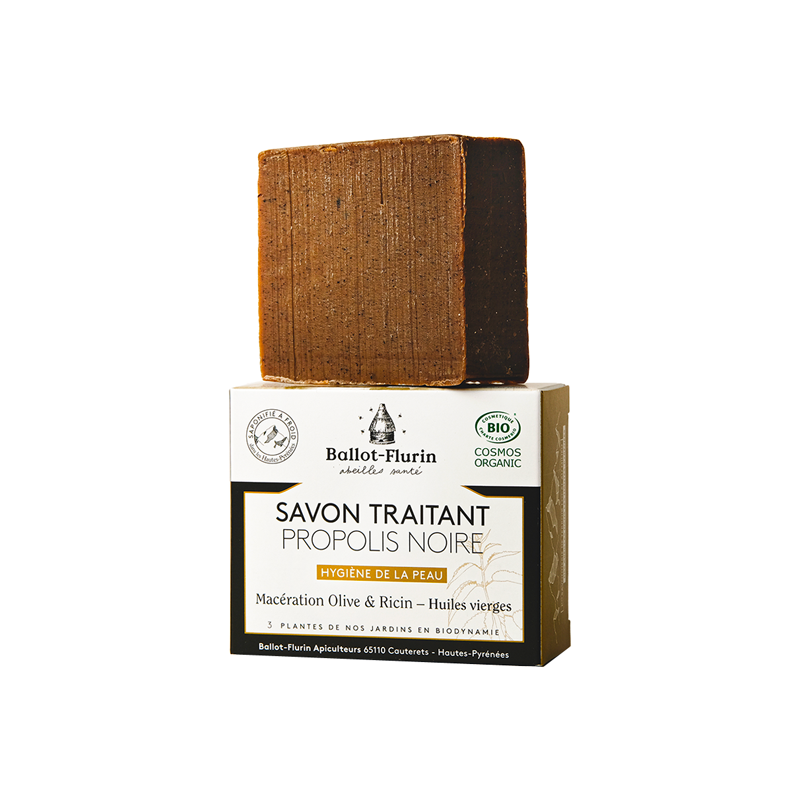 Ballot-Flurin Savon Traitant Propolis noire 100gr