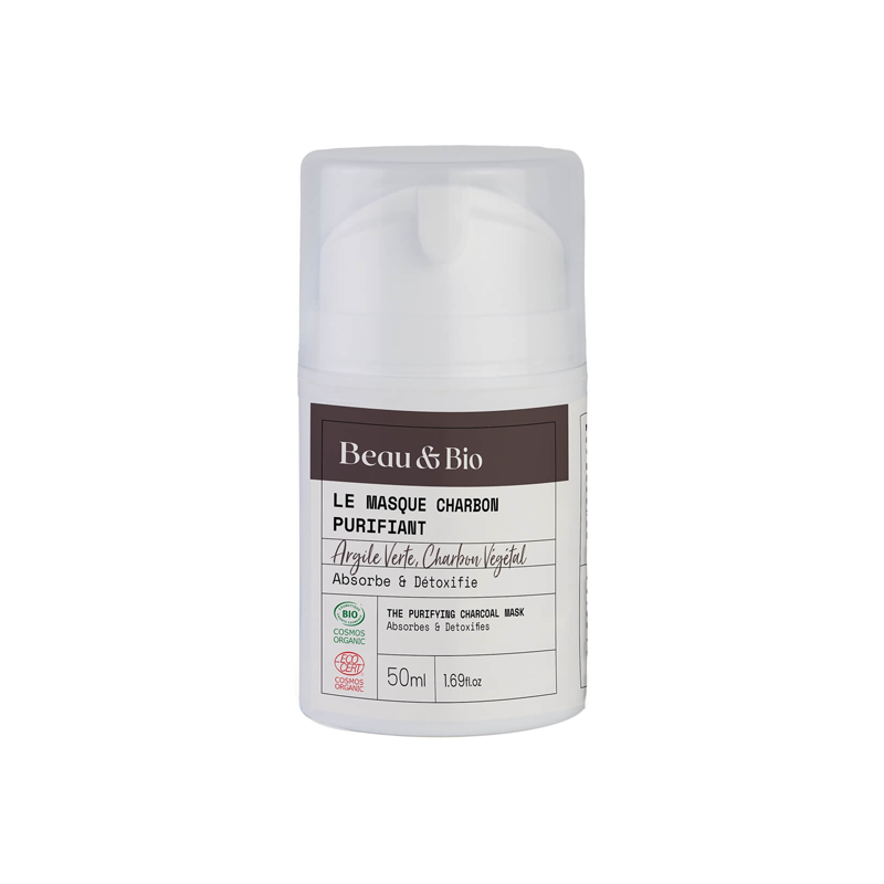 Beau & Bio Le Masque Charbon purifiant bio 50ml