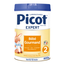 Picot Expert Bébé Gourmand lait 2ème âge 800gr