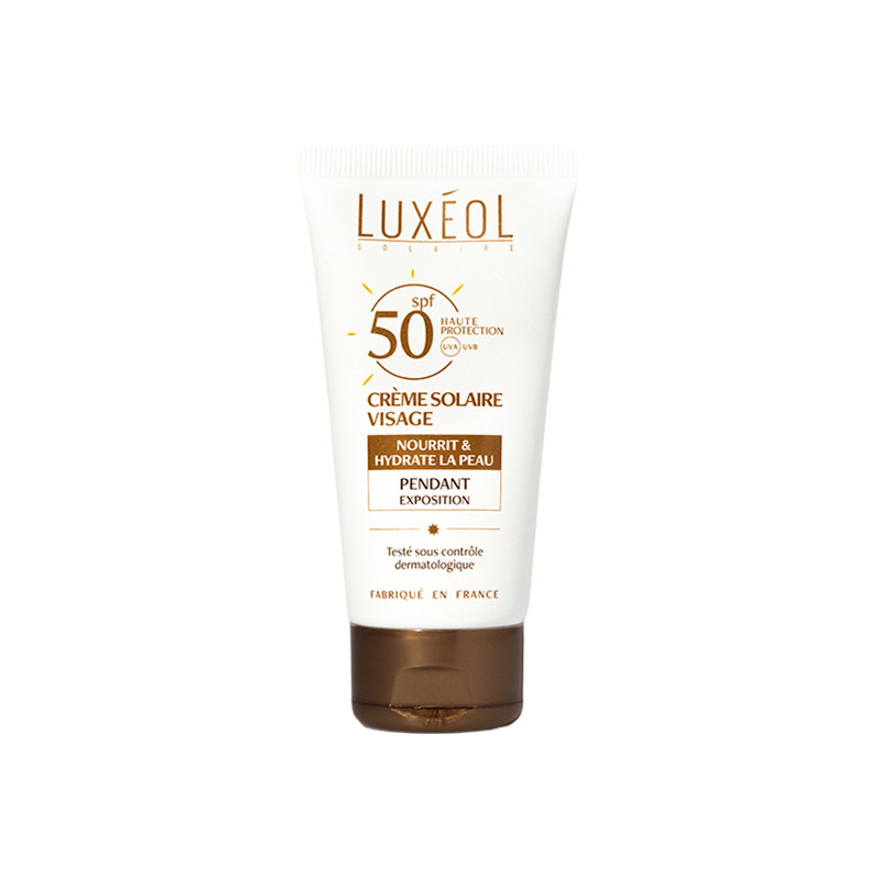 Luxéol Solaire Crème solaire visage SPF50 - 50ml