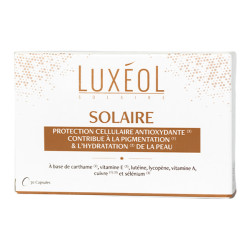 Luxéol Solaire protection cellulaire antioxydante 30 capsules