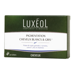 Luxéol Pigmentation Cheveux blanc et gris 30 gélules
